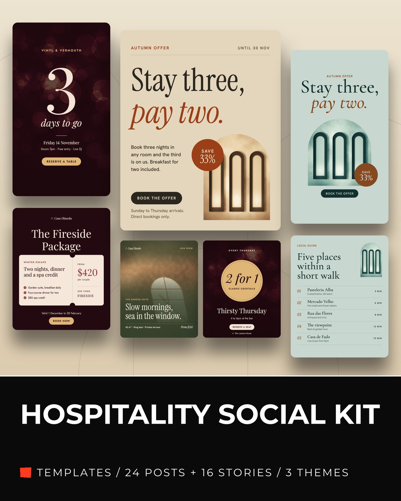 Hospitality Social Kit