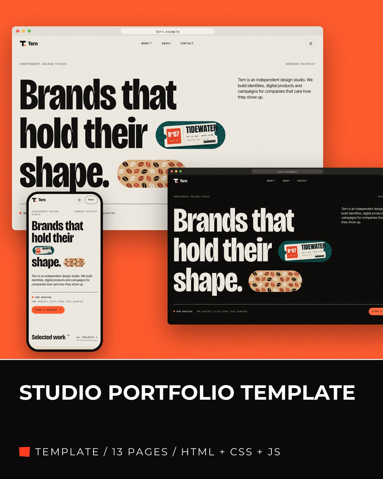 Studio Portfolio Template