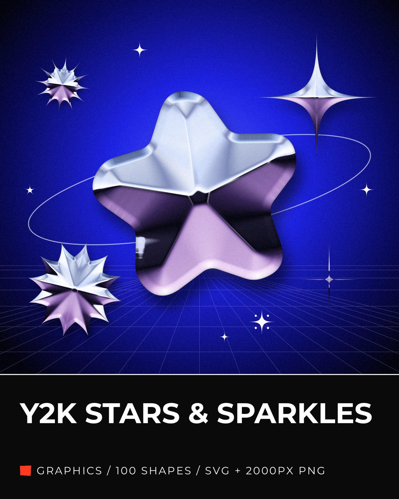 Y2K Stars & Sparkles